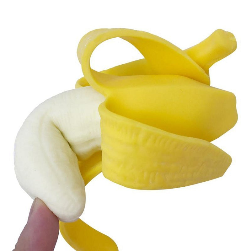 Interactive Squeezy Banana Toy for Pets