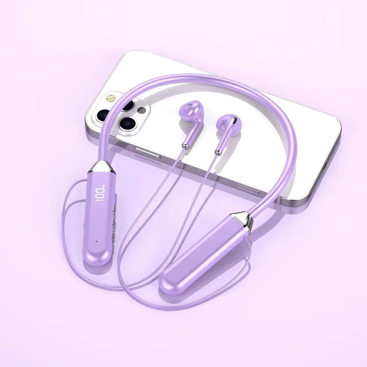 Neck Hanging Bluetooth Earphone In-ear Sports