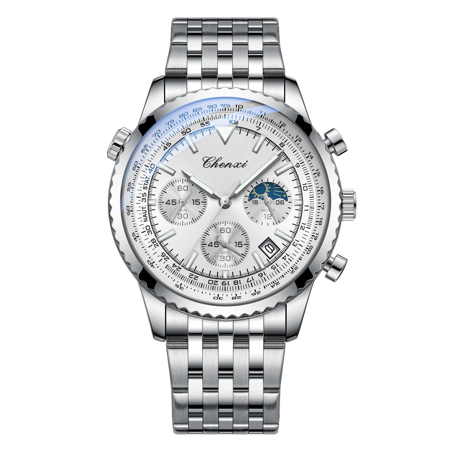 Men’s Quartz Watch, Waterproof & Glowing — Wholesale Supply