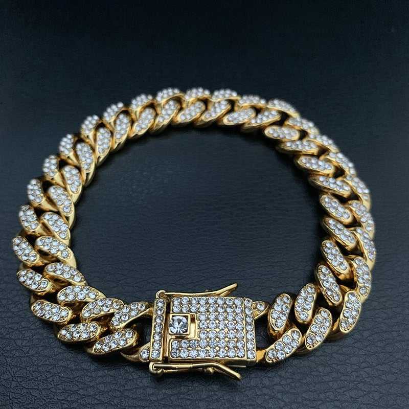 Men's Bracelet Miami Cuban Link Chain Bracelets