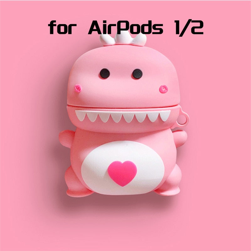Cute Cartoon Airpods Case, Wireless Bluetooth Headphones Case