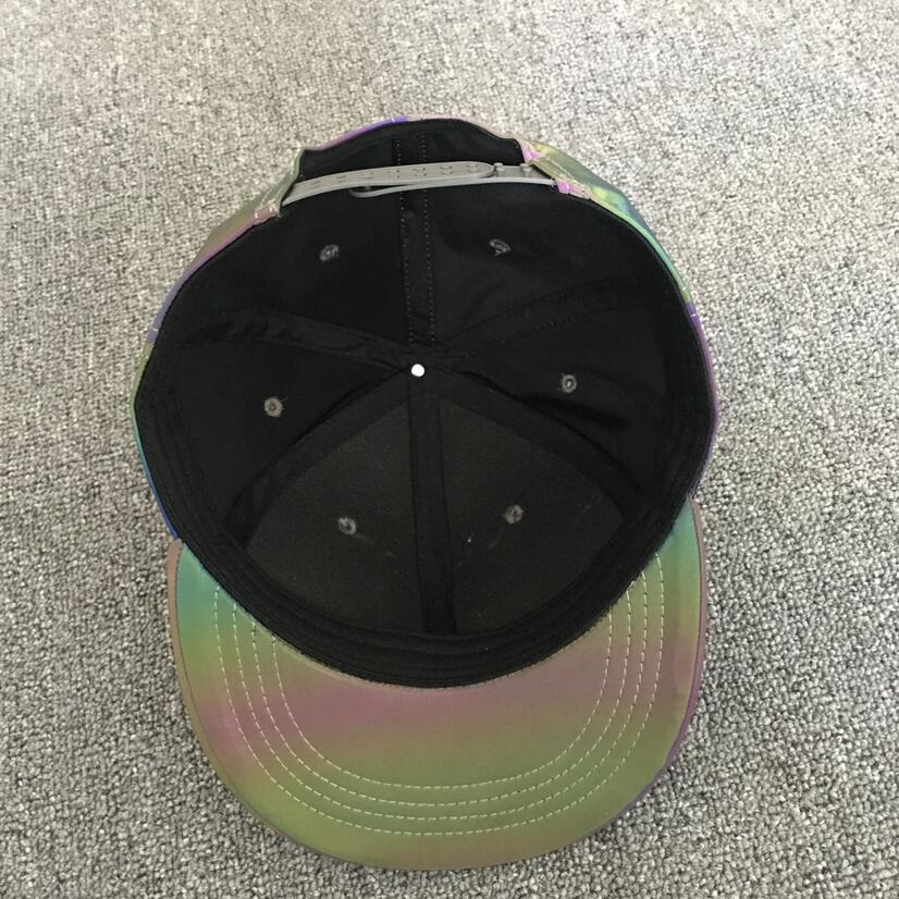Colorful Reflective Light Baseball Cap
