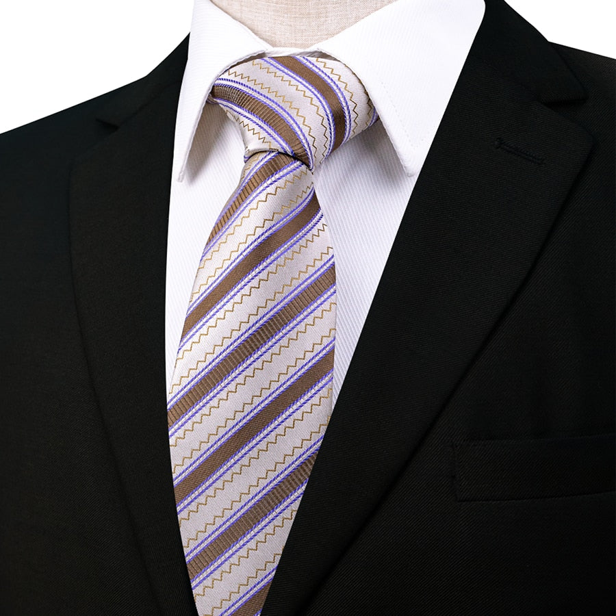 Men's Neckties with Striped Designs
