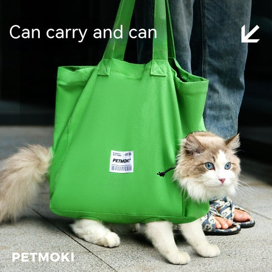 Probe Cat Canvas Pet BackpackPet Shoulder Carrying Bag Pet Supplies