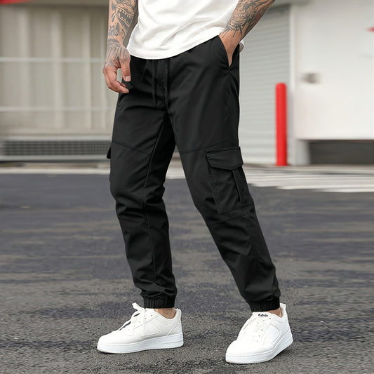 Fashion Solid Color Casual Sports Jogger Pants