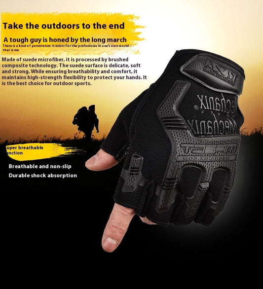 Men's Outdoor Sports Training Fitness Anti-slip Summer Cycling Gloves
