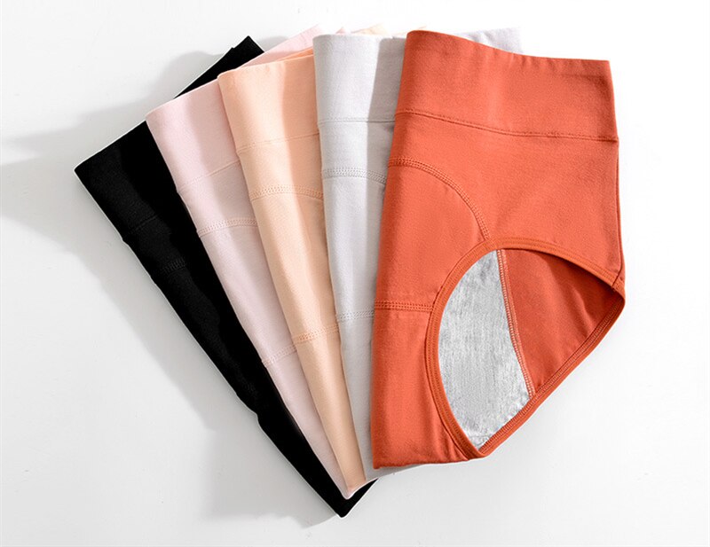 Cotton Menstrual Panties/High Waist Period Underwear