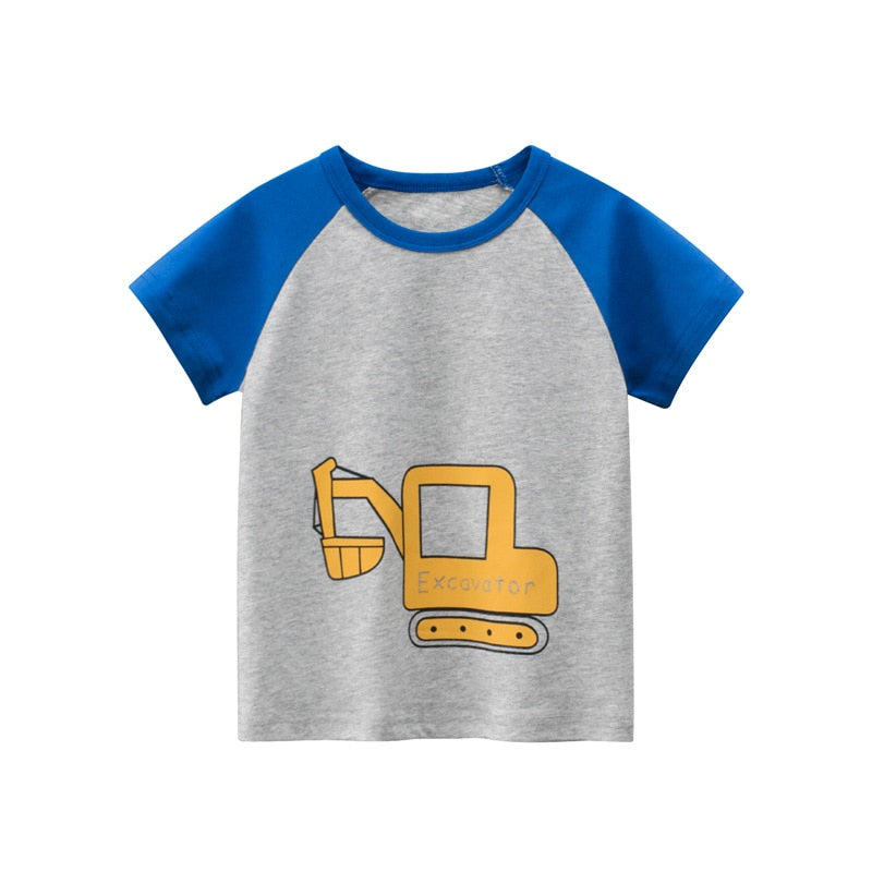 Boys T Shirt For Summer/Infant Kids Boy Girls Car T-Shirts