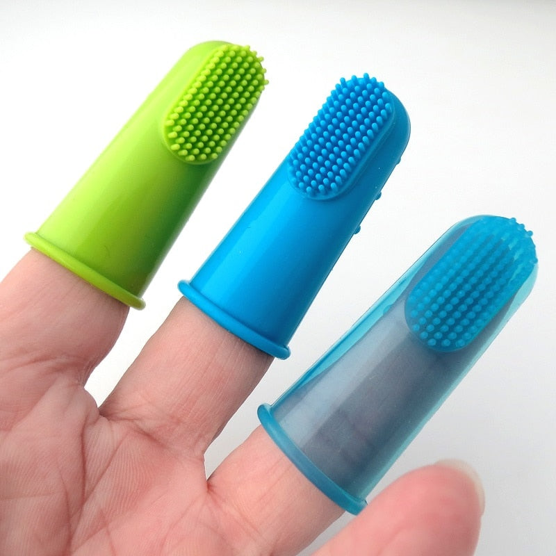 360 Degree Pet Finger Toothbrush Teeth Cleaning
