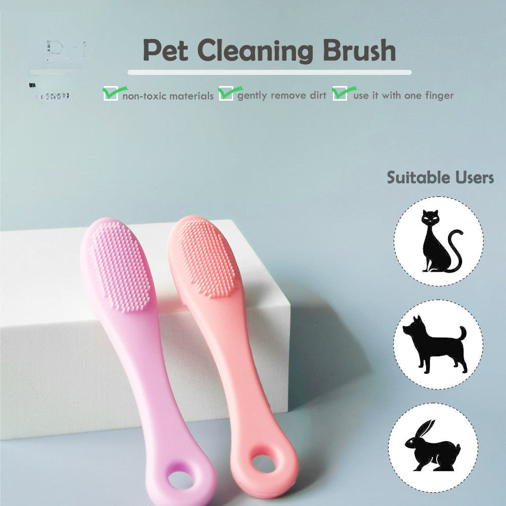 Dog & Cats Brush/Toothbrush Tear Stains Brush