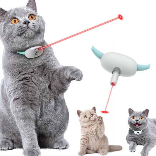 Smart Teasing Cat Collar – Hands-Free Interactive Laser Toy
