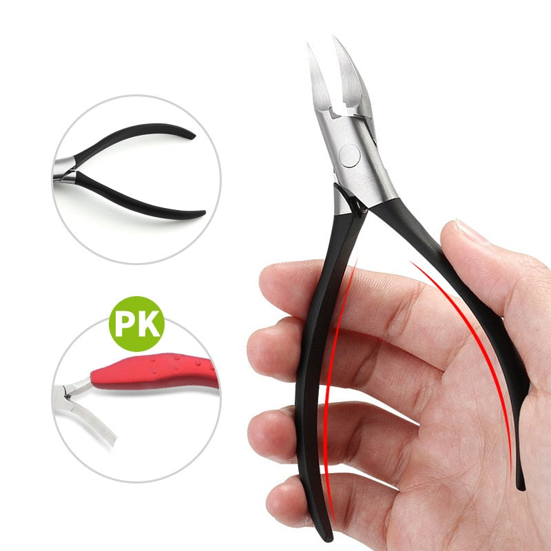 Stainless steel nail clippers trimmer/Ingrown pedicure
