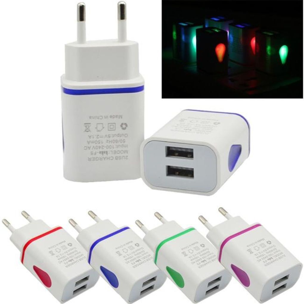USB Wall Charger, Travel Plug Power Adapter Compatible for Phone