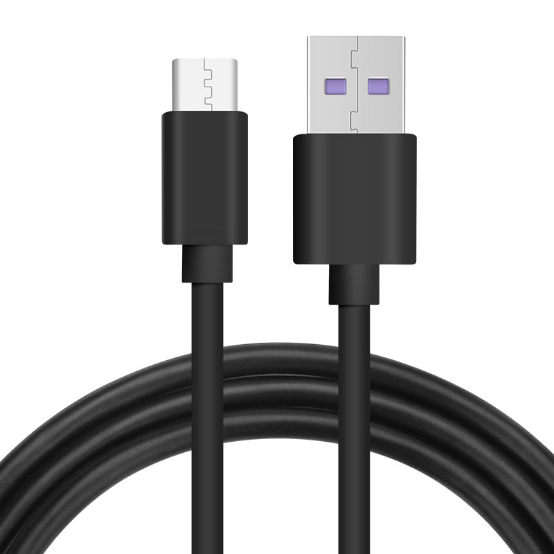 Fast Charge 5A USB Type C Cable, Mobile Phone Charging Wire