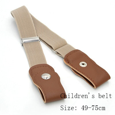 Buckle-Free Belt For Jean Pants, Dresses, Elastic Waist Belt For Women/Men