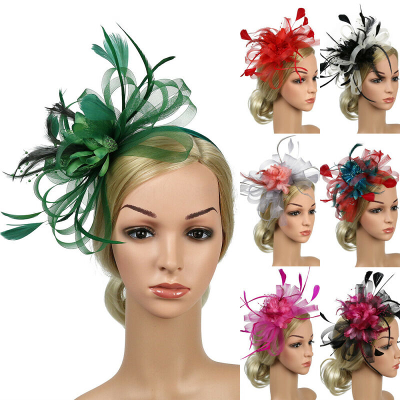 Womens Sinamay Fascinator Cocktail Party Hat