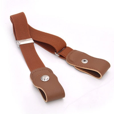 Buckle-Free Belt For Jean Pants, Dresses, Elastic Waist Belt For Women/Men