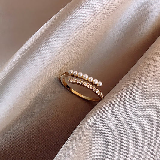 Pearl Index Finger Ring