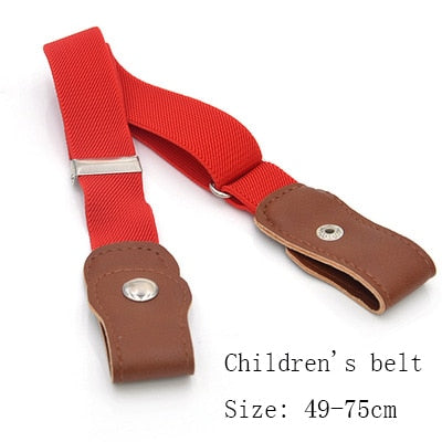 Buckle-Free Belt For Jean Pants, Dresses, Elastic Waist Belt For Women/Men