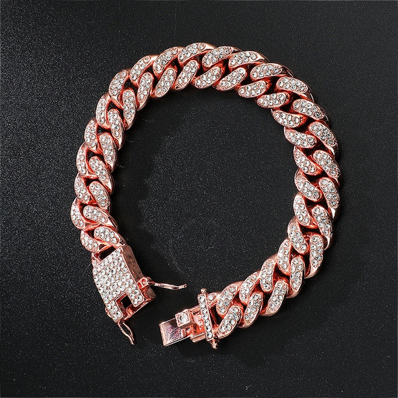 Men's Bracelet Miami Cuban Link Chain Bracelets