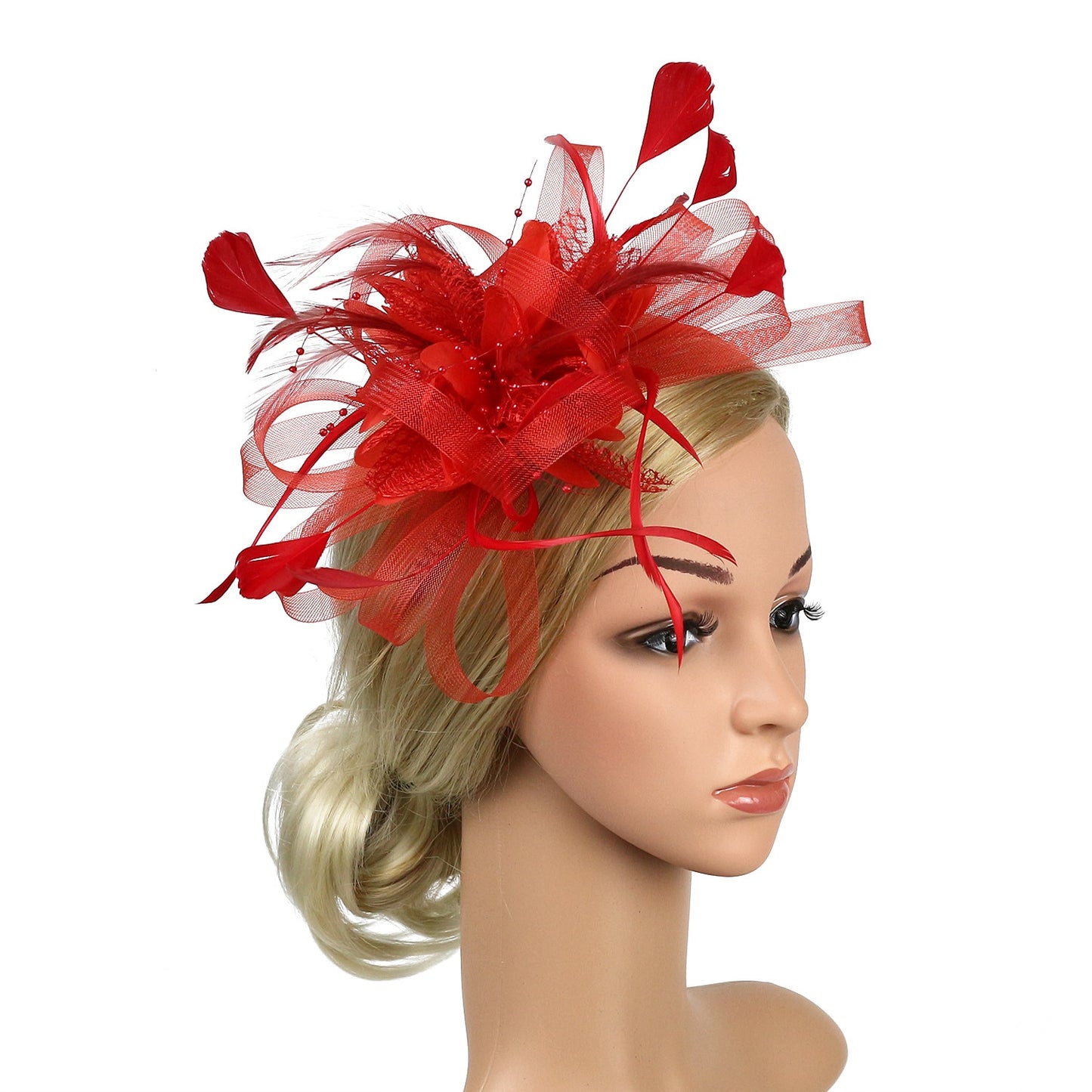 Womens Sinamay Fascinator Cocktail Party Hat