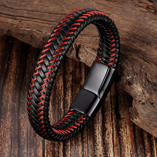 Men's Leather Rope Bracelet