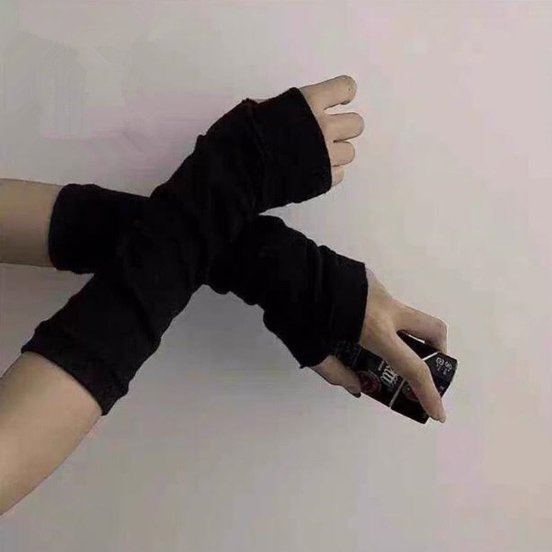 Glove Cosplay Darkly Ninja Mitten Oversleeve för män och kvinnor