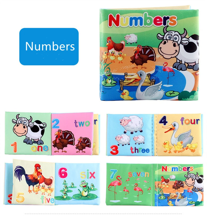 Hand Puppet Fabric Books, Newborn Baby Educational Cloth Book, Kids Early Learning Develop Reading Puzzle Book Toys