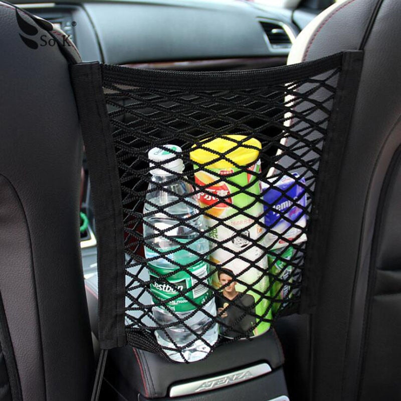 Car Interior Trunk Seat Back Elastic Mesh Net