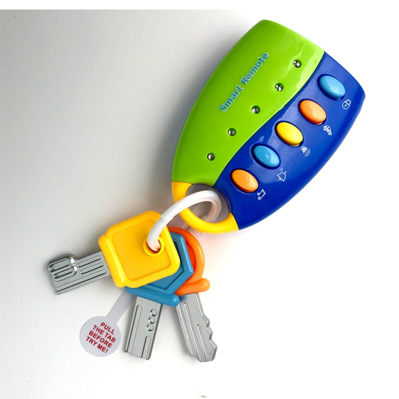 Baby Toy Musical Car Key, Vocal Smart Remote Car, Röster låtsas spela Pedagogiska leksaker, Baby Music Toys