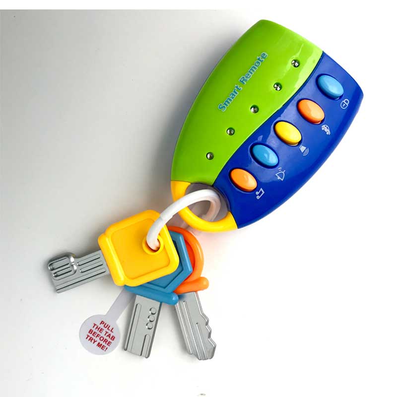 Baby Toy Musical Car Key, Vocal Smart Remote Car, Röster låtsas spela Pedagogiska leksaker, Baby Music Toys