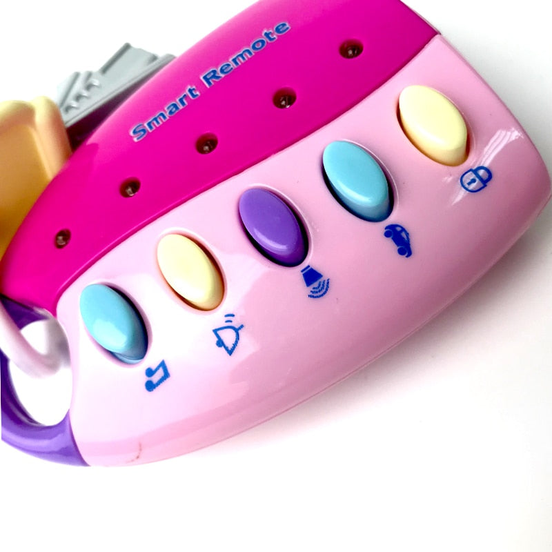 Baby Toy Musical Car Key, Vocal Smart Remote Car, Röster låtsas spela Pedagogiska leksaker, Baby Music Toys