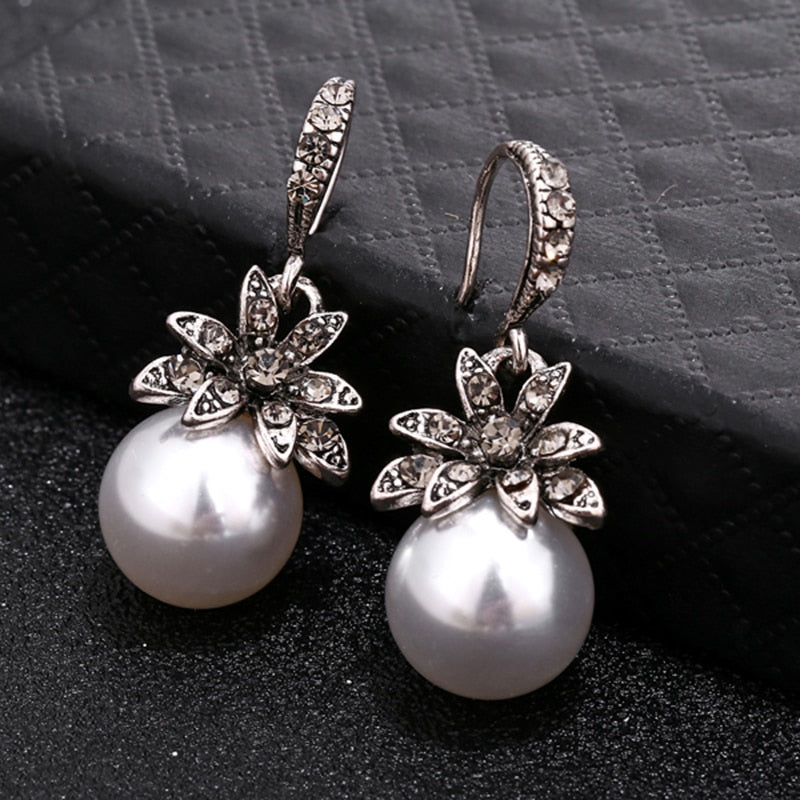 Imitation Pearl Earrings