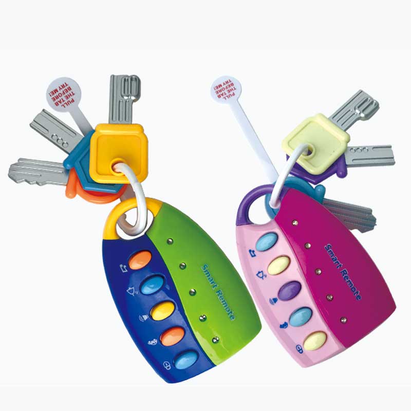 Baby Toy Musical Car Key, Vocal Smart Remote Car, Röster låtsas spela Pedagogiska leksaker, Baby Music Toys