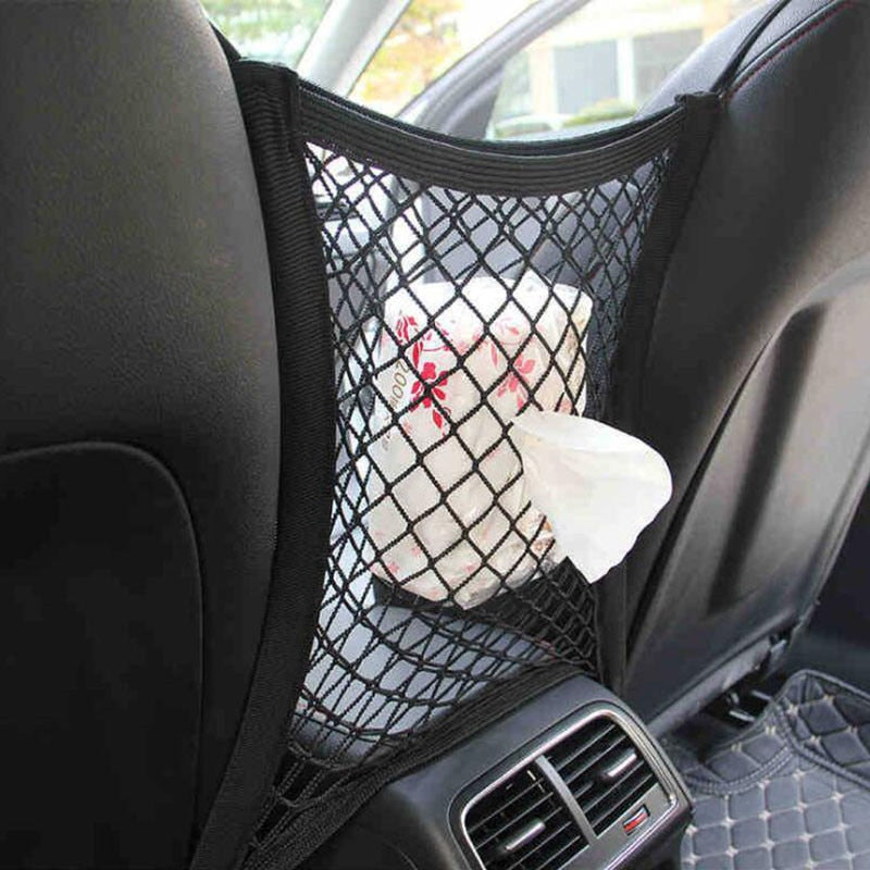 Car Interior Trunk Seat Back Elastic Mesh Net