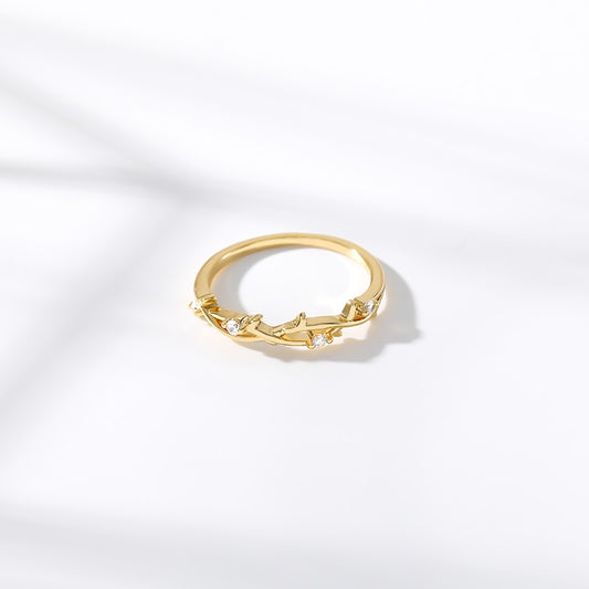 Women's Ring/Zircon Fashion Ring/Stainless Steel Charming Women's Rings