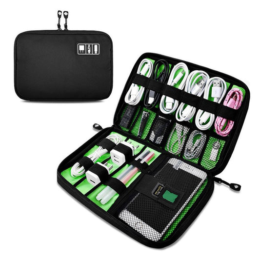 Cable Organizer System Kit Case, USB Data Cable Earphone Wire Pen Power Bank Storage Bags