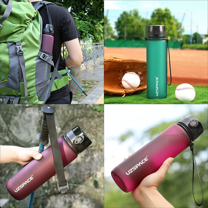 500/800/1000ml Sports Water Bottle