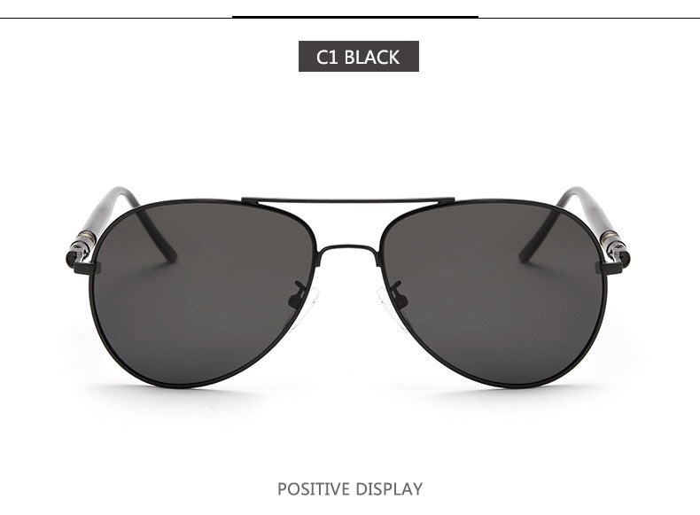 Men Polarized Pilot Sun Glasses