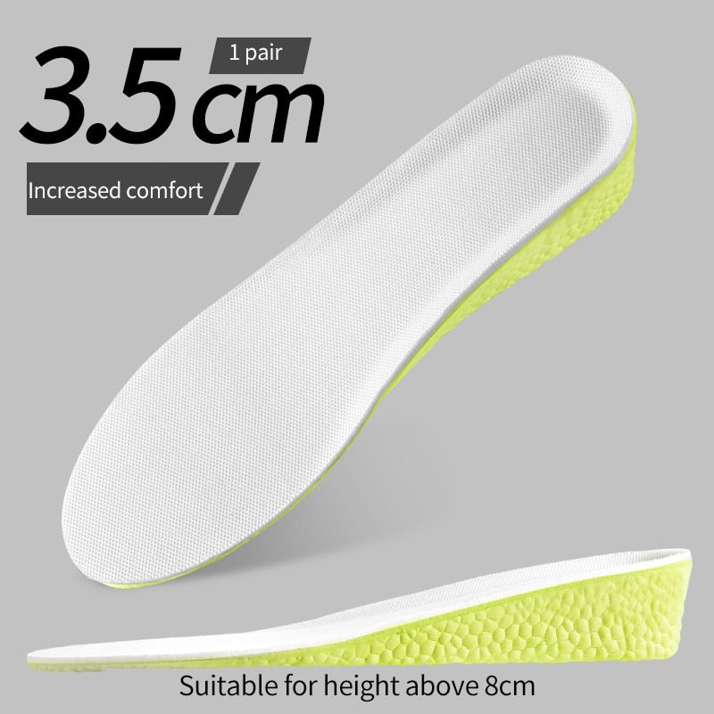 1.5-3.5cm Invisible Height Increase Insoles Foam Shoes