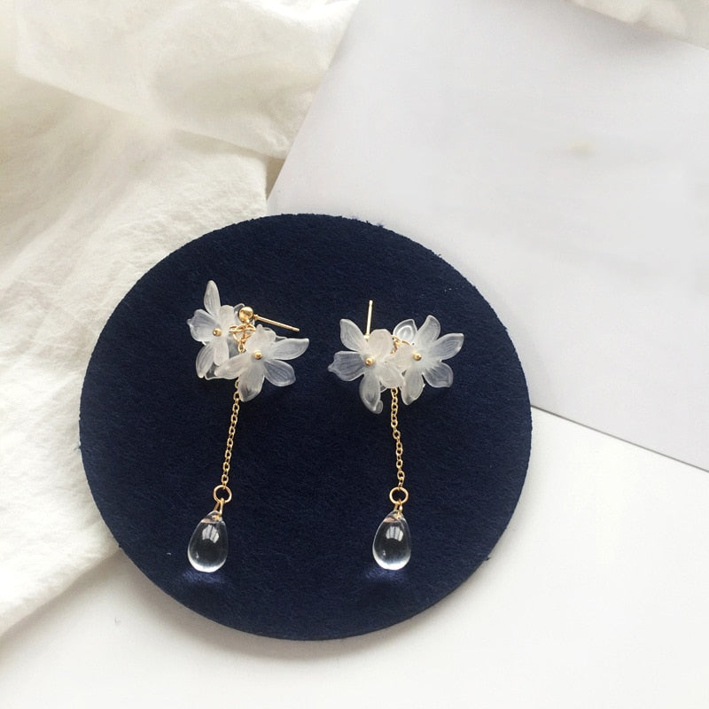 flower handmade earrings