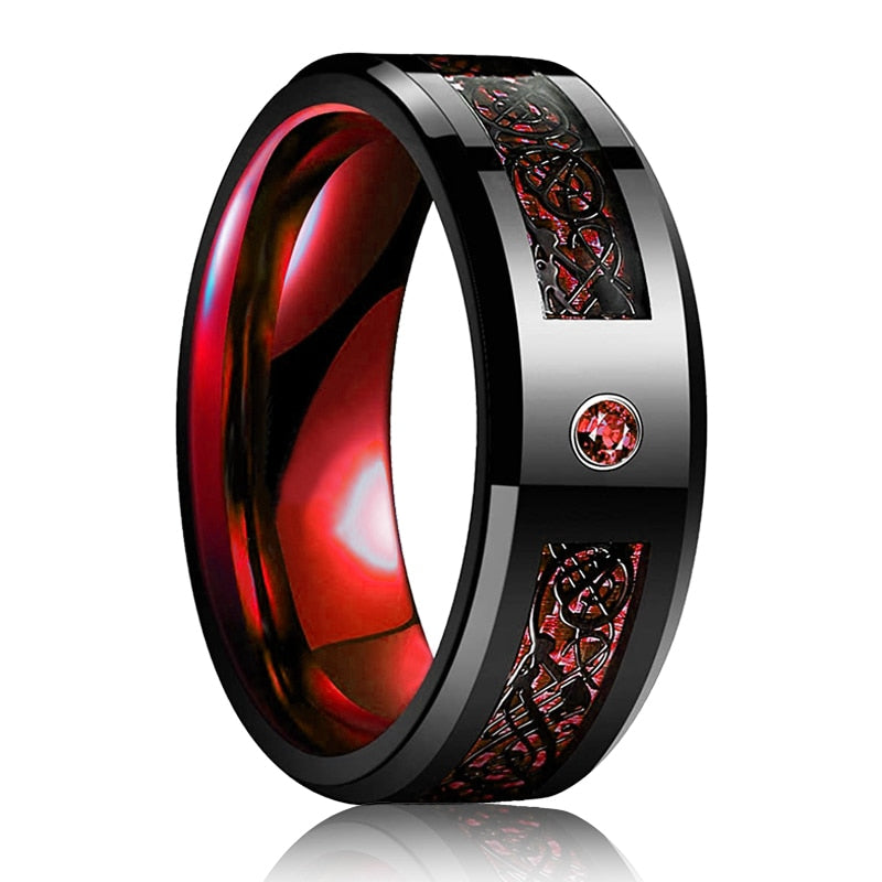 Men's Stainless Steel Dragon Ring