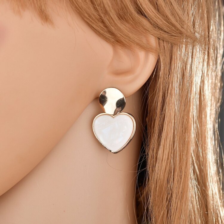 Acrylic stud earrings