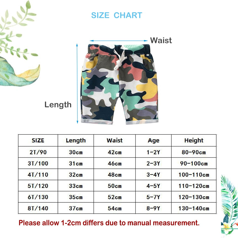 Children Cotton Sports Shorts