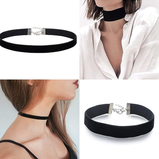 Black Velvet Choker Necklace