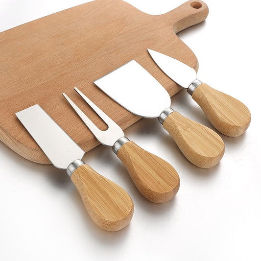 4pcs/set Wood Handle Knife Sets