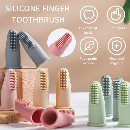 Dog Super Soft Pet Finger Toothbrush Teeth Cleaning