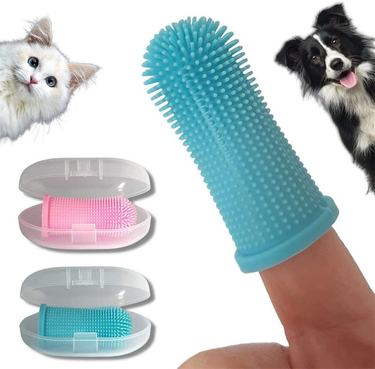 1pc Soft Dog Finger/Pet Toothbrush for Teeth Cleaning