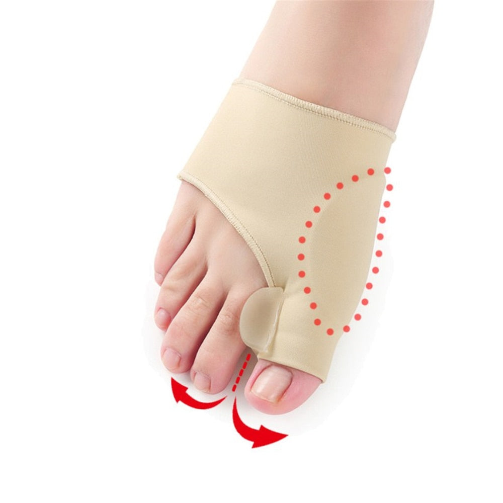 1Pair Toe Separator/Toe Straightener/Foot Pain Relief Orthopedic Pedicure Tools