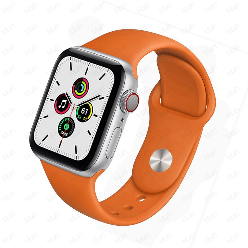 Strap For apple watch serie 7/8/Ultra, Silicone wristband bracelet